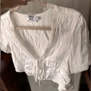 Princess Polly Tie-Front Top